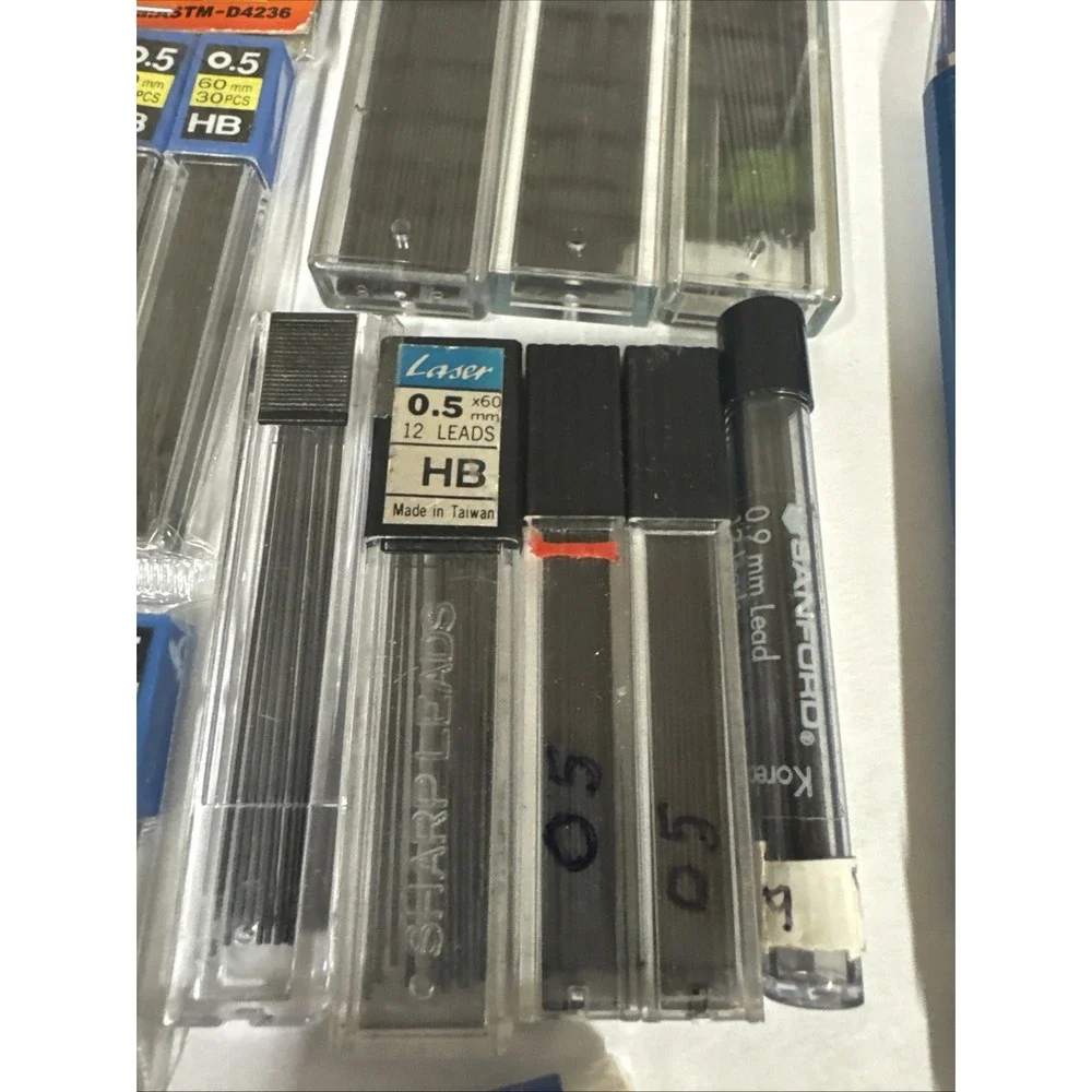 Mechanical Pencil Lead and Eraser Collection Pentel Laser Sanford lol